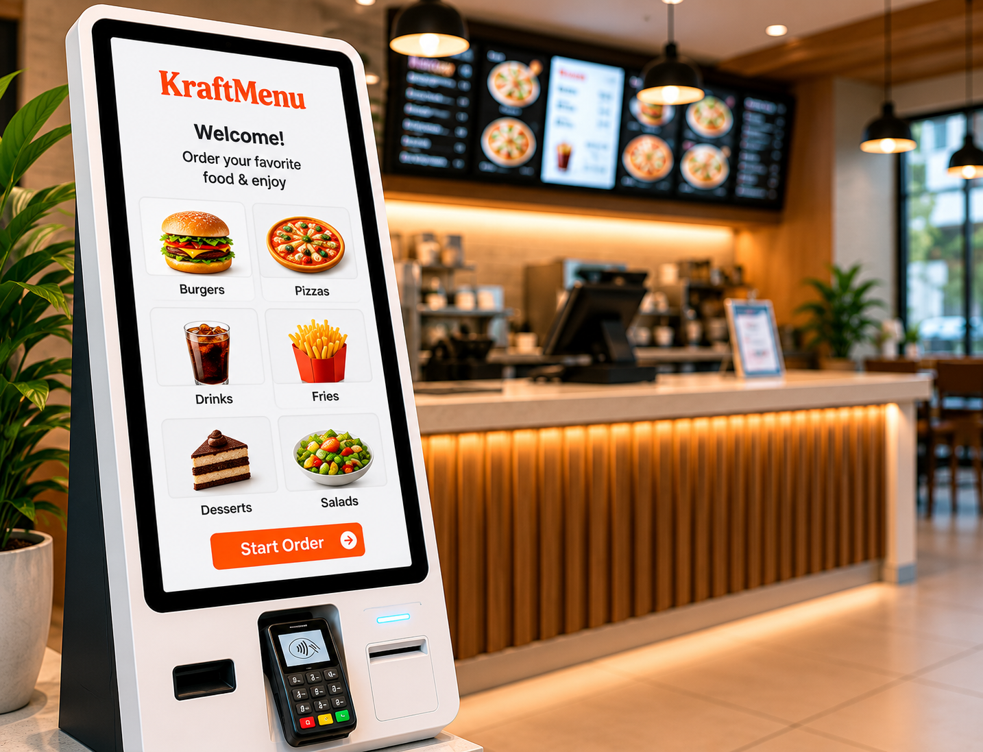 Self Ordering Kiosk