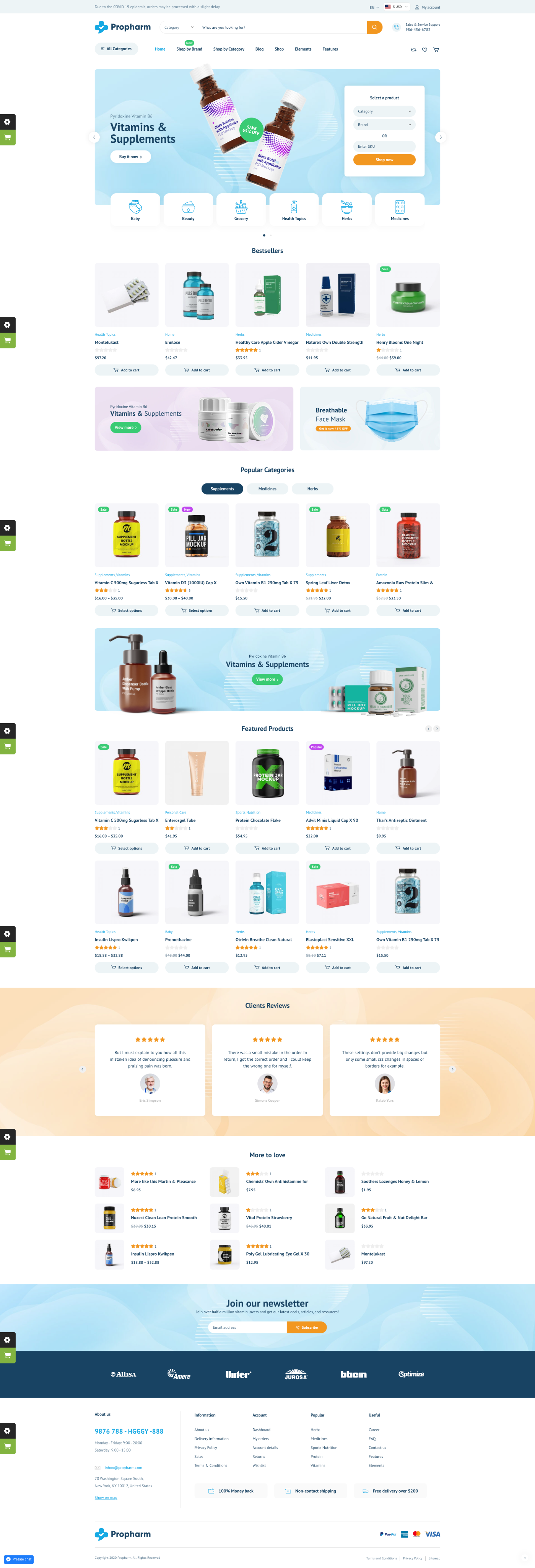 Pharma Website